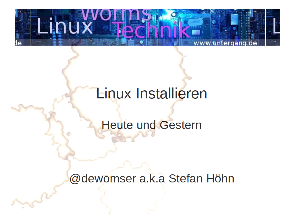 Linux in der VHS-Worms