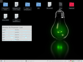 Opensuse 42.1 Leap KDE opensuse 42.1 Hintergrund Schwarz