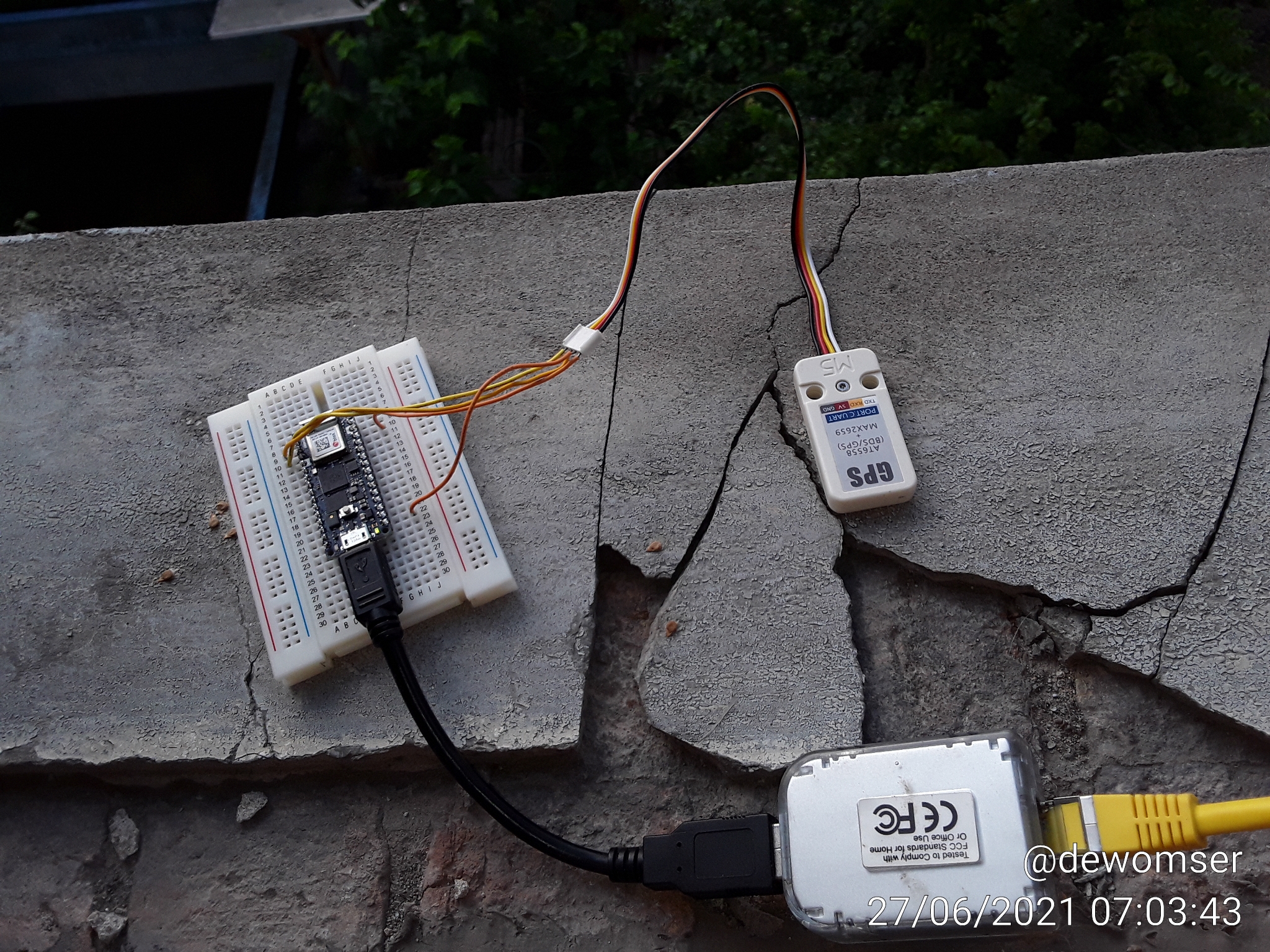 Arduino nano RP2040 Connect mit GPS