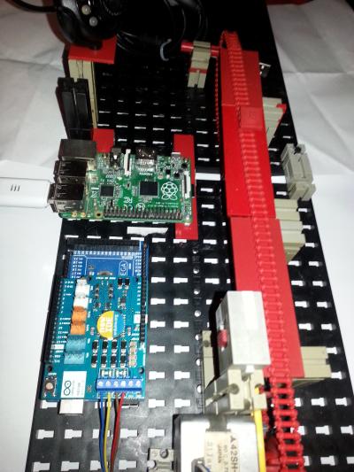 Barcode wir mit USB-cam eingelesen Barcode-erkennung auf conveyor